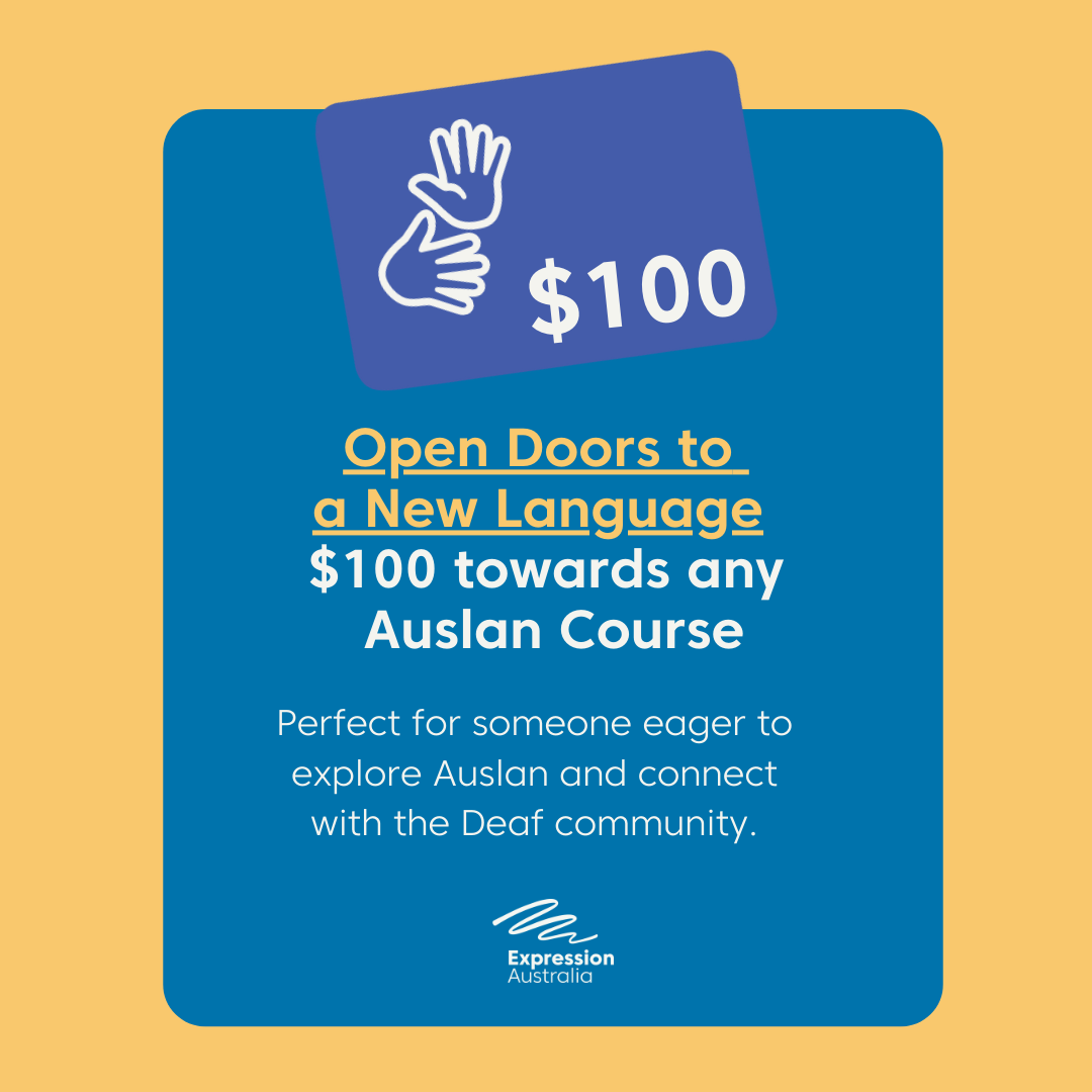 $100 Gift Card - Auslan