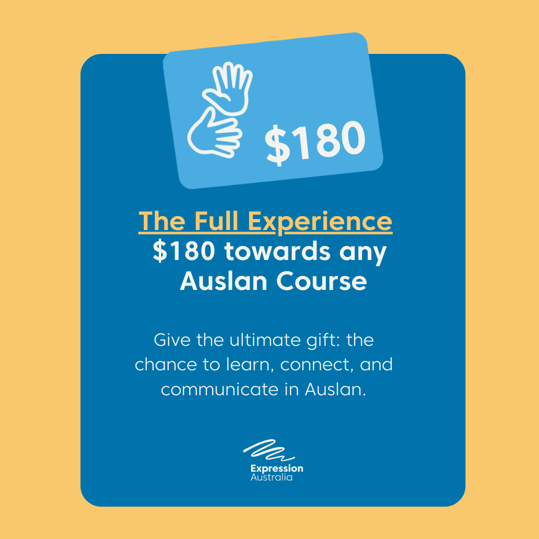 $180 Gift Card - Auslan