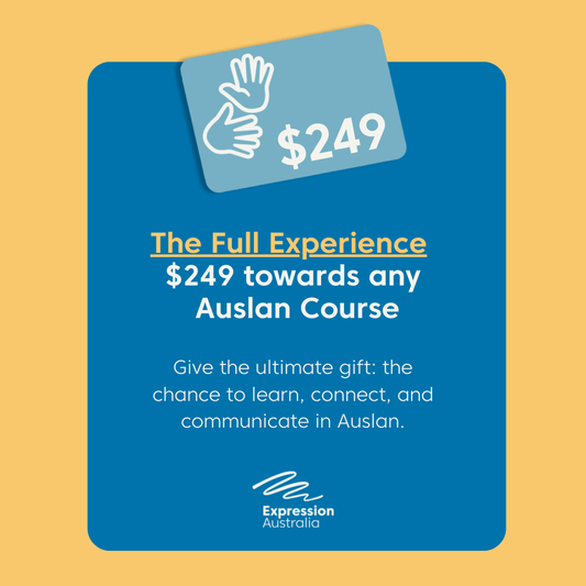 $249 Gift Card - Auslan